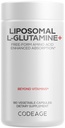 Kodeage Liposomal L- Glutamin Capsule Supplement - 1. 000 mg L- Glutamin per servering - 3 - Måned Supply - Liposomal Levering, Veganske piller, Non- GMO, Gluten- fri Aminosyre - 180 Kapsler