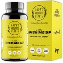 Naturlige energipiller - koffein fri - Metabolisme, Mental Booster - med Rhodiola Rosea, Mælkebøtte Root, Bacopa, Ginseng Extract - 7 urter & Absorption Enhancing Piperine - Vegan, Non- GMO, 60 Ct