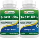 Bedste Naturals Breast- Ultra Breast udvidelsen piller 90 Kapsler (90 Greve (pakke med 2))