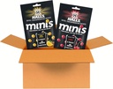 HALLS Minis Cherry and Honey Lemon Sugar Free Hough Drops Variety Pack, 2 poser, 4 pakker (96 Total Drops)