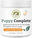 Wholistic Pet Organics Puppy Complete - Dog Multivitamin Powder - 1 Lb - Daily Dog Vitamins & Supplements for Homemade Food - Immune System, Skin, Coat & Overall Health - Small and Large Breed Puppies