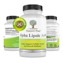 Simply Natures Pure Alpha Lipoic Acid 600mg 120 Veggie Capsules, Non- GMO Thioctic Acid 4 Måned Supply