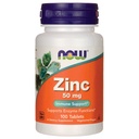 Now Foods Zinkgluconat, 100 tabletter / 50 mg