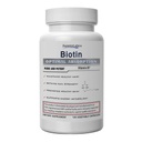 Superior Labs - Bedste Natural Biotin NonGMO supplement - for Luscious Længere hår og blærer - Stærkere negle - Sund hud - Energy Booster - Sund vægt - 5000 mcg, 120 Vegetabilske Caps