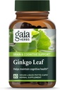 Gaia urter Ginkgo Leaf - Traditionelt bruges til at støtte sund cirkulation og hjerne funktion * - Urtetilskud - 60 Vegansk flydende Phyto- kapsler (20-dages forsyning)