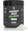 Multi Collagen Peptider Powder Unflavored - 5 typer Multi Collagen Complex (I, II, III, V, X) - Græs Fed Hydrolyzed Powder Collagen til hår, hud, negle, Joints & Gut Sundhed - 30 Servere