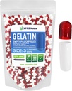 XPRS Nutra Størrelse 3 Tomme kapsler - 1000 Tomme Gelatine kapsler - Piller gør det - Pure Bovin Pille Gel Caps til Do- It- Yourself kosttilskud (Clear Red / White)