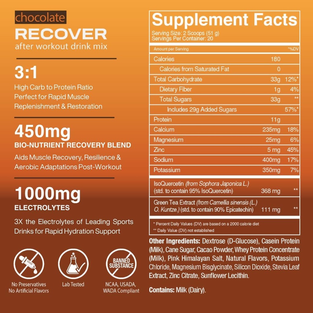 Freak Shake Endurance Hurtig Inddrivelse Chokolade drik Mix 20 Servering Pouch - Kulhydrater, Elektrolyter & Komplet protein