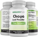 ORGANOPLEX - Chaya (Tree Spinach) - Leaf pulver - 180 Veggie kapsler