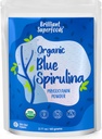 Ellie 's Best Organic Blue Spirulina Powder (Phycocyanin Extract) - 60 Servering - Odorless - Vegan, Non GMO, Gluten- Free, Dairy- Free - Organic Food Coloring - for Smoothies & Protein Drinks etc