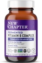 Nyt kapitel Vitamin B Complex, Gæret Vitamin B Complex, USDA Organic, One Daily for Cellular Energy + Brain + Beauty, 100% Vegan, Gluten- Free - 60 Greve