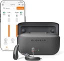 Alpha Pro hørelse hjælpemidler, Bluetooth OTC hørelse aids for seniorer voksne, Smart genopladelig hørestøtte med AI støj aflysning, Bluetooth aktiveret & App kontrol hørelse støtte, Komfortabel Fit