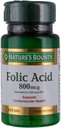 Nature 's Bounty folsyre 800 mcg tabletter Maksimal styrke 250 greve (pakke med 6)