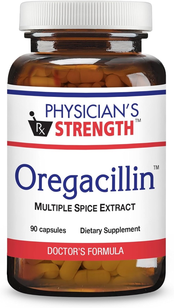Lægens styrke Oregacillin - 90 kapsler - Multipel Spice Extract - Respiratory Health Support - 90 Servering