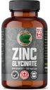 Zink Glycinate 23 mg Supplement - 150 Veganske Caps fra Pure Lab Vitamin - Aminosyresalt til sund hud og negle - Understøtter immunsystemet, prostata, Vision - Made in Canada