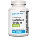 Puregen Labs Docusate Natrium 250 mg Afføringsmiddel Laxative