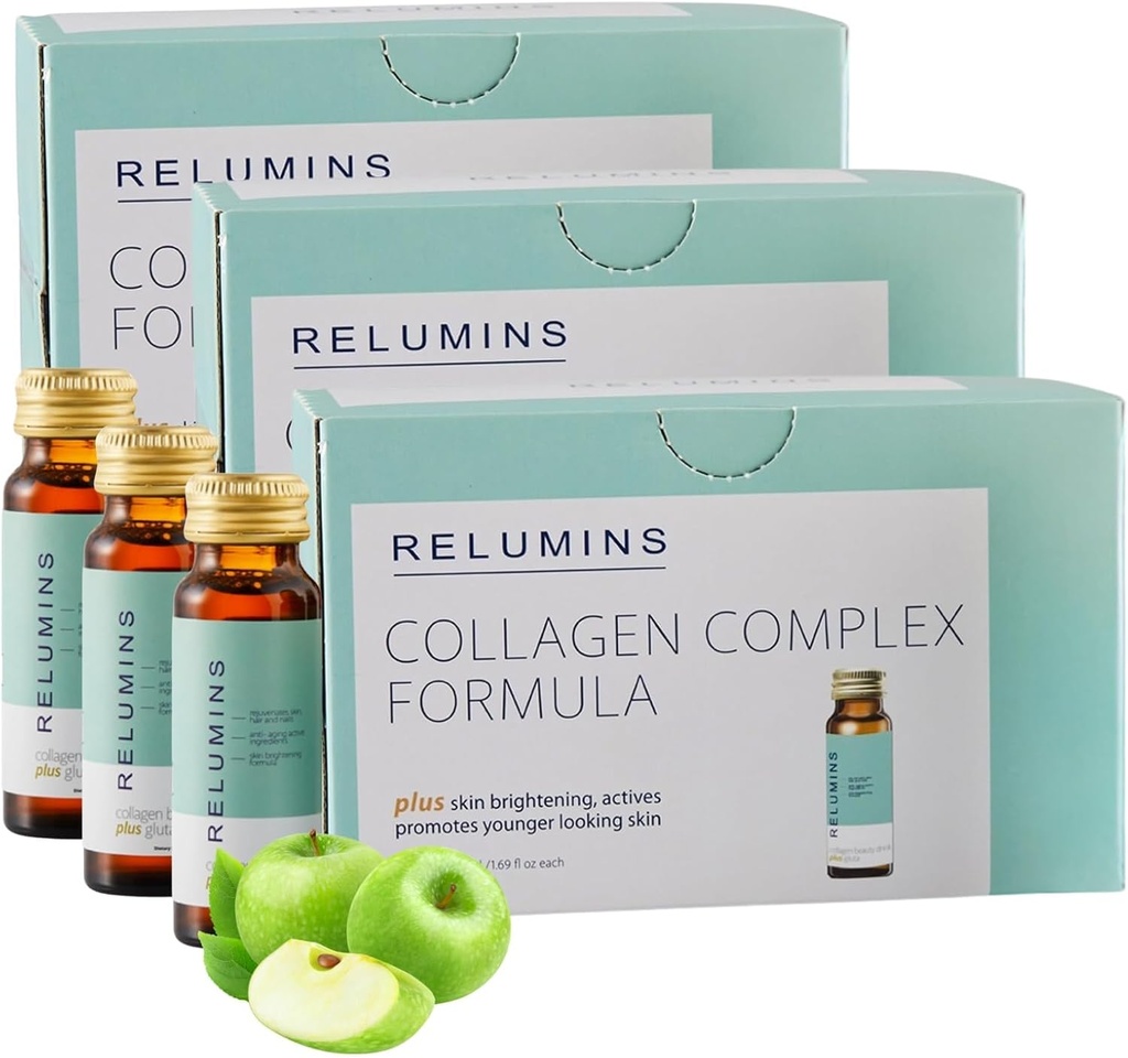 Reluminer Advanced Collagen Beauty Drink med Glutathione, Hyaluronsyre & antioxidanter