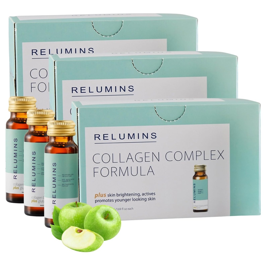 Reluminer Advanced Collagen Beauty Drink med Glutathione, Hyaluronsyre & antioxidanter