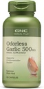 GNC Herbal Plus Odorless Garlic 500mg Supplement, Vegetarian, Supports Cardiovascular Health, 100 Servings