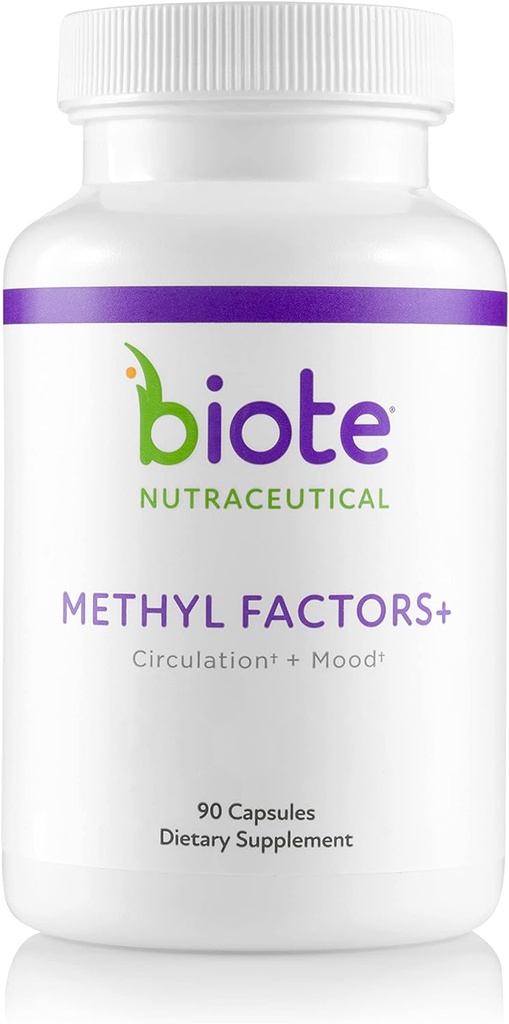 Biote Nutracatic - Methyl Factors + - Circulation + Mood (90 kapsler)
