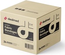 Dealed Fabric Flexible Adhesive Bandages - 100 Count (24 Pack) Bandages med Non- Stick Pad, Latex Free, Sårpleje for Førstehjælp Kit, 3 "x 3 / 4"