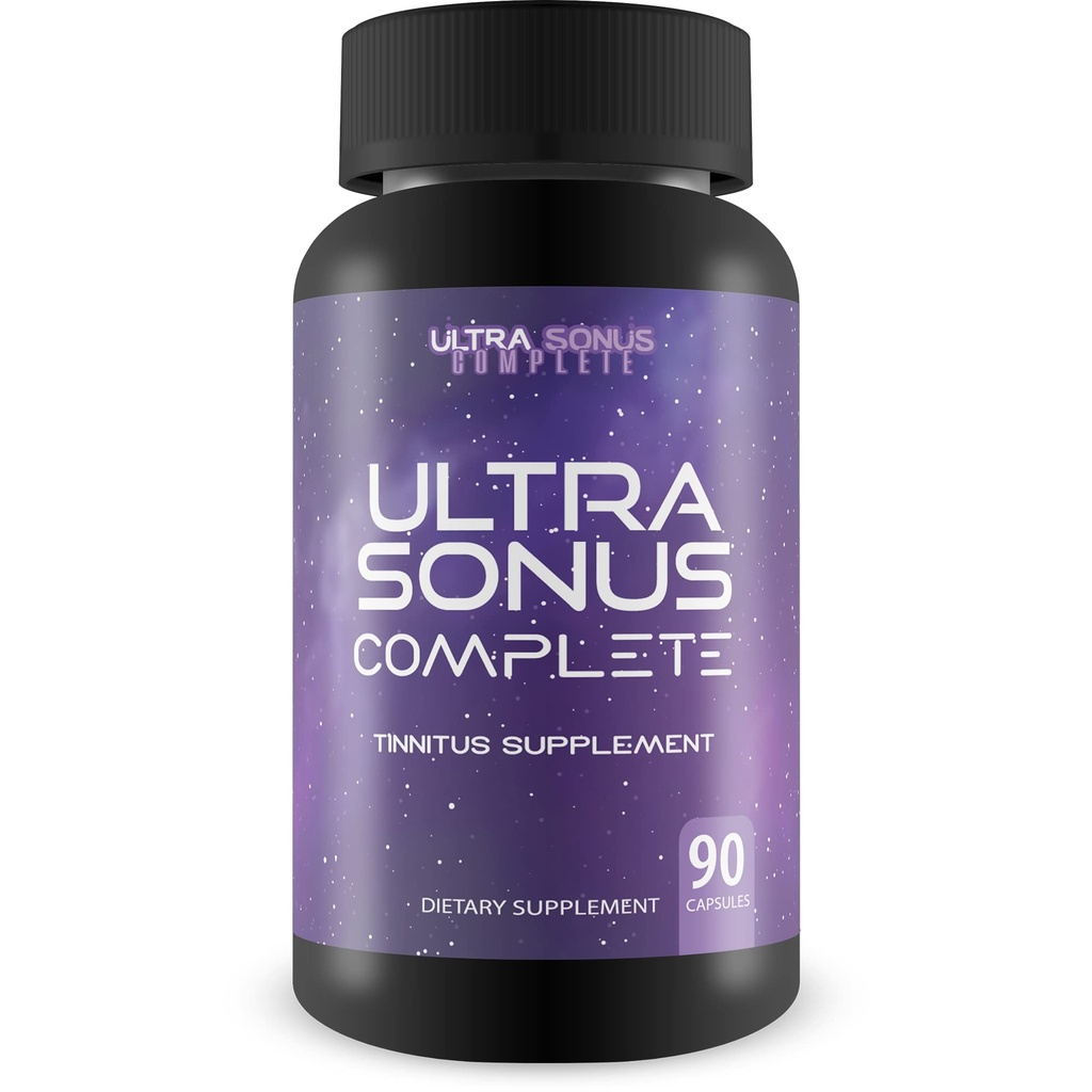 Tinnitus supplement - hvidløg gurkemeje C-vitamin Max Formel - Support Reduceret inflammation & Øre Ringing med denne naturlige herbal Formel (90 kapsler)