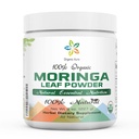 Certificeret Organic Moringa Leaf Powder- 8Oz. USDA Certificeret Organic. Naturligvis øger energi, Metabolisme og Immunitet. 100% ren og rå. Grøn Hel Superfood. Ingen GMO, Gluten Free.