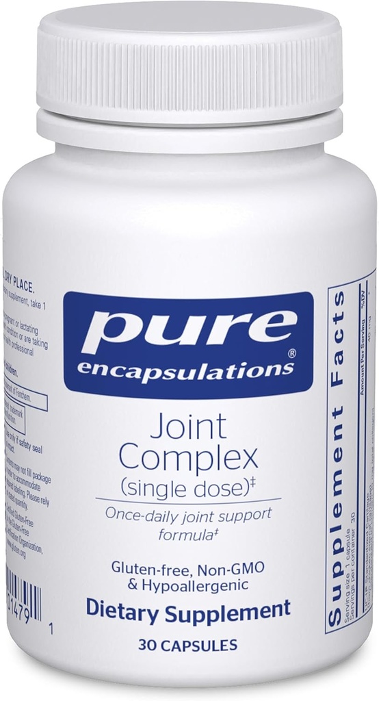 Ren indkapsling Joint Complex (enkeltdosis) Note 124; Once- Daily Supplement til støtte Joint Mobility, Comfort, Tissue, og Cartiage Health * Note 124; 30 Kapsler