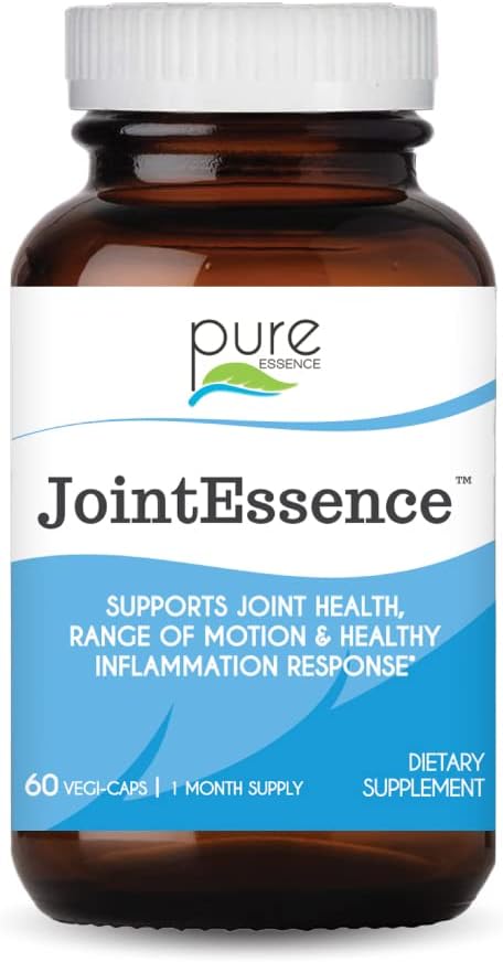Ren Essence Labs JointEssence Supplement - Naturlig fælles støtte til mænd og kvinder - Ikke GMO - 60 vegetariske kapsler