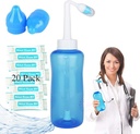 Nasal Vaske Flaske, Sinus Skyl Flaske Næse Vaske Cleaner 300ml Nasal Vaske Flaske Pot Device Nasal Vanding - Næsepleje og fugtgivende for voksne & Kid (1)