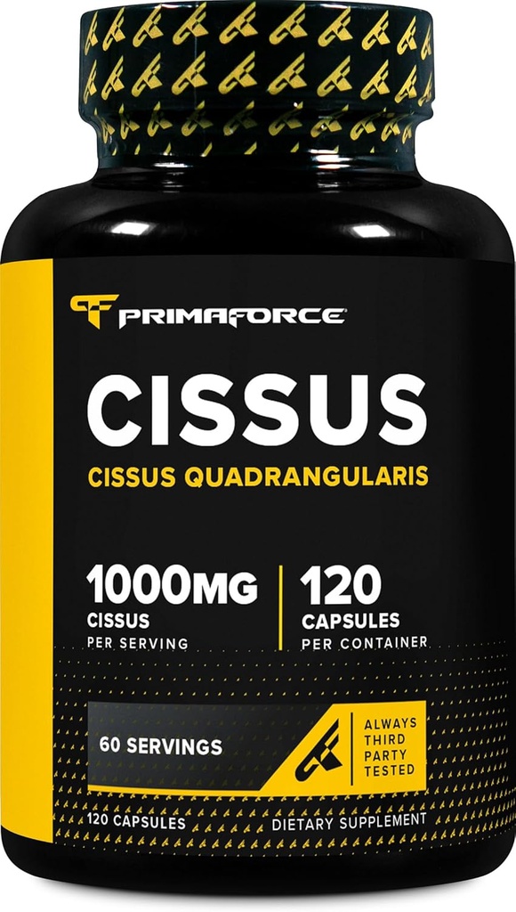 Primaforce Cissus Quadrangularis Extract, 120 kapsler, 1000 mg per servering - Gluten Free, Non- GMO