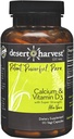 Desert Høst Calciumcarbonat 250 mg + D3- vitamin 100 IE tillæg med Aloe Vera for Absorption, 90 kapsler