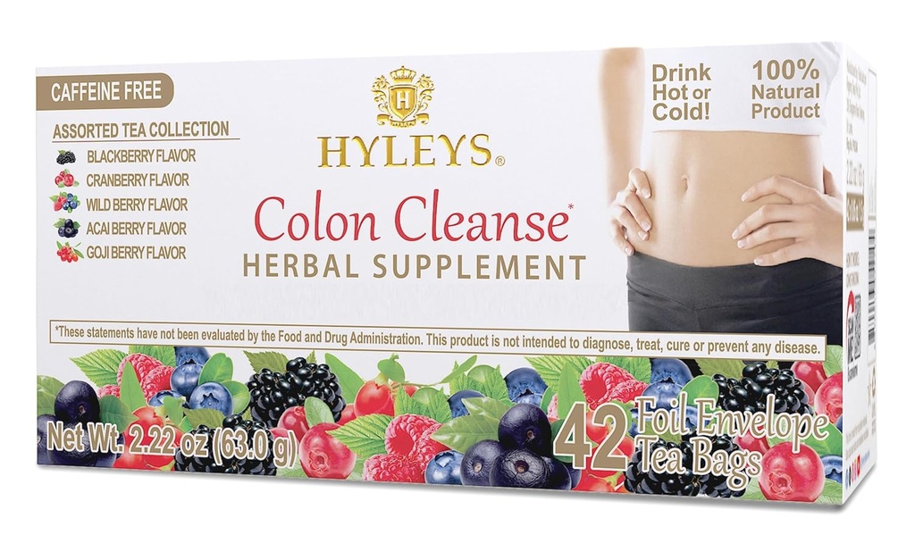 Hyleys Colon Cleanse Tea Assorted Articles - 42 Tea Tasker (12 Pack - 504 Tea Tasker i alt)