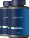 ProHealth Malic Acid + Magnesium 2-Pack (180 Tablets per Bottle) - Essential for Muscle Relaxation - Promotes ATP - Promotes Proper Muscle Function