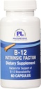 Progressive Labs B- 12 Intrinsic Factor Supplement, 60 Tælling