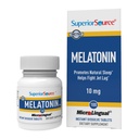 Superior Source Melatonin 10 mg - Sund søvn Support til voksne - Melatonin Formel med kamille Aids Afslapning & Restful søvn - 100 Sublingual Opløsning Tablets