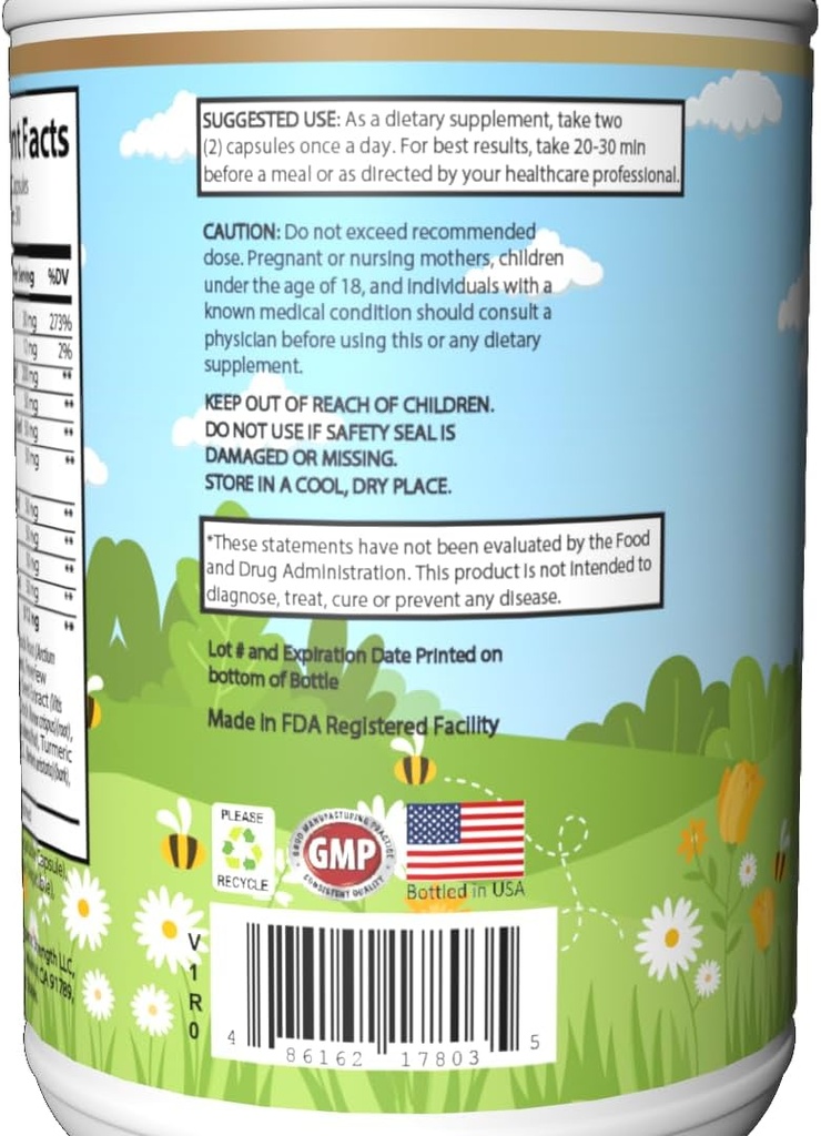 Leverstøtte - Premium Blend med Milk Thistle, Artiskoke, Rødbeder & Mere - Understøtter Metabolisme & fordøjelsesenzymer - 60 Veggie Kapsler - Blended i USA