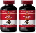 Vitamin til øjenpleje - maksimal Vision Support - fremmer sund Vision - l- Taurine supplement, Lutein, Bilberry Fruit, Grape Seed, Quercetin Dihydrat, L- Taurine, vitamin A piller, 2 Bot 120 Caps
