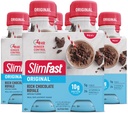 SlimFast Meal Replacement Shake, Original Rich Chocolate Royale, 10g of Ready to Drink Protein for Weight Loss, 11 Fl. Oz Bottle, 4 Count (Pack of 3) (Packaging May Vary)