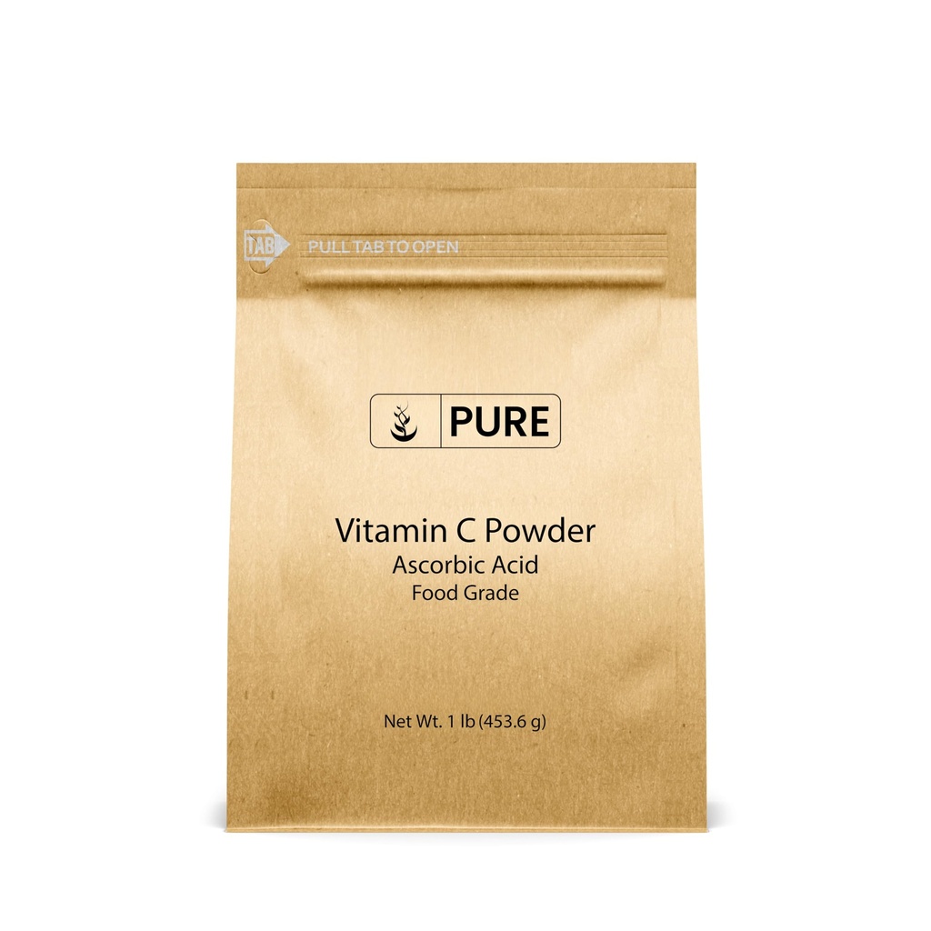 PURE ORIGINAL INGREDIENTS Vitamin C Powder (1 lb) Ascorbic Acid, Non GMO, Dietary Supplement