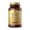 Solgar C-vitamin 500 mg med Rose HIPS, 100 tabletter - Antioxidant & immunforsvar - Samlet sundhed - understøtter sund hud og joints - Non- GMO, Vegan, Gluten Free, Dairy Free, Kosher - 100 Servere