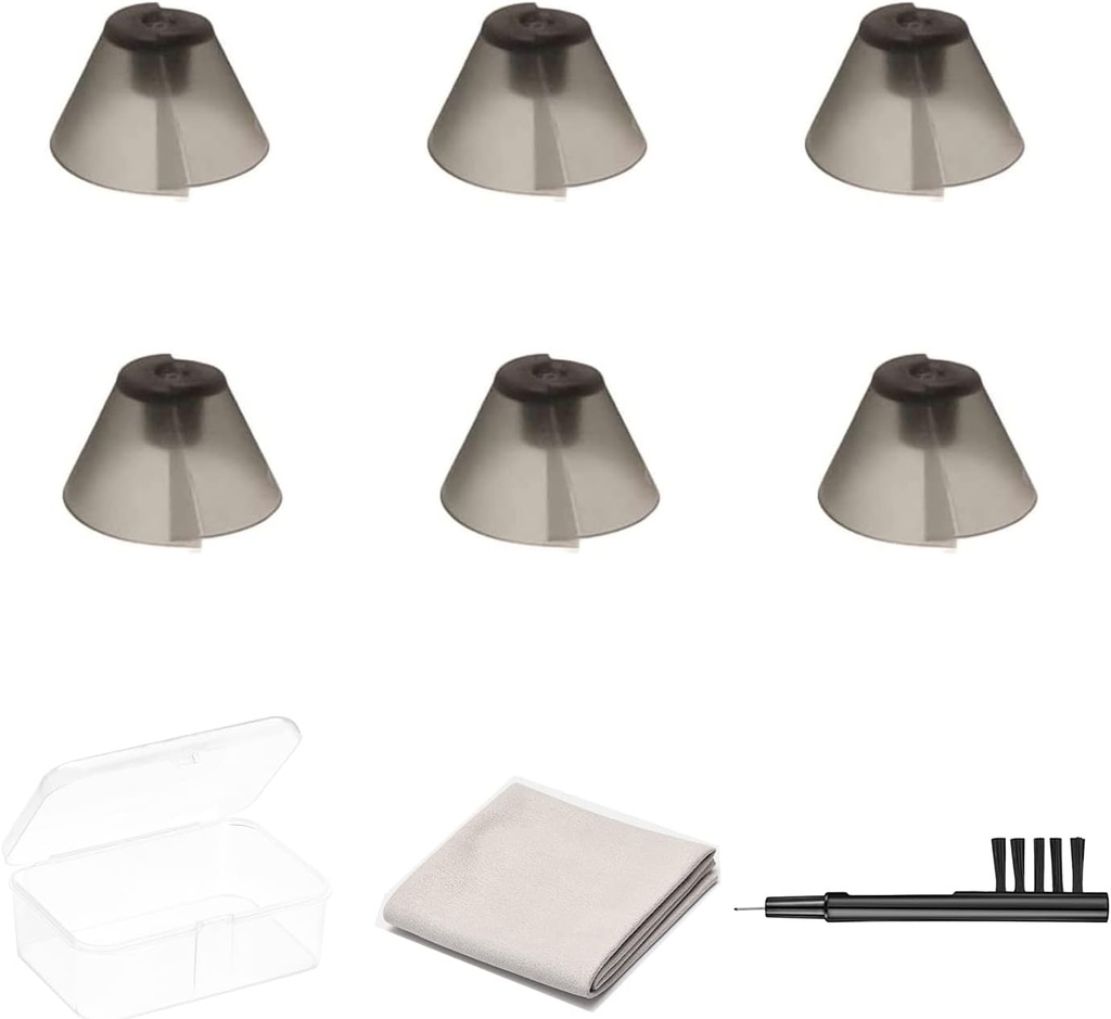 6 Counts GN Resound Sure Fit Hearing Aid Domes for Standard Receiver BTE Hearing Amplifier Ear Tips Domes