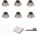 6 Tæller GN Sure Fit Hørestøtte Domer for Standard Receiver BTE Høreforstærker Øre Tips Domer