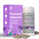 Graviditet Vitaminer for kvinder - Prenatal Vitamin & Postnatale Vitaminer for ammende mødre w / 20 + Vitaminer, Folate & Mere - Vegan Prenatale Vitaminer for hver fase af graviditeten (60 Ct)
