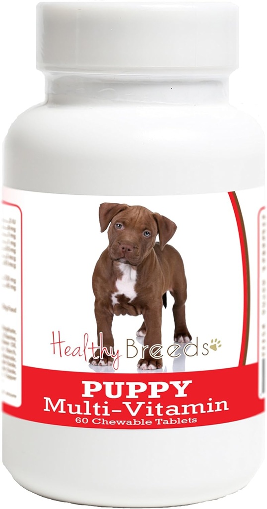 Sunde racer Pit Bull Puppy hund Multivitamin Tablet 60 Tæl