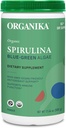 Organika Certified Organic Spirulina Powder- Superfood, 3. parts testet, Pristine Sourcing, Vegan- 500g