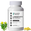 Quercitin, Rhodiola Rosea, Luteolin og Rutin Longevity Blend # 4 Anti- Aging Supplement for cellular Defense med Immunitet og energistøtte, Antioxidanter
