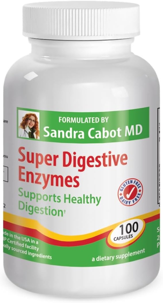 Super Digestive Enzymes - Digestive Enzyme Supplement, Better Digestion, Metabolism & Nutrient Absorption, Bloating and Gas Relief, Constipation Relief