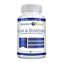 Forskning Verificeret Gas og Bloating - Slap af Intestinale Muskler, Eliminere Gas Buildup - Artichoke Powder, Ingefær, Pebermynte Leaf Powder - 60 kapsler - Vegan...