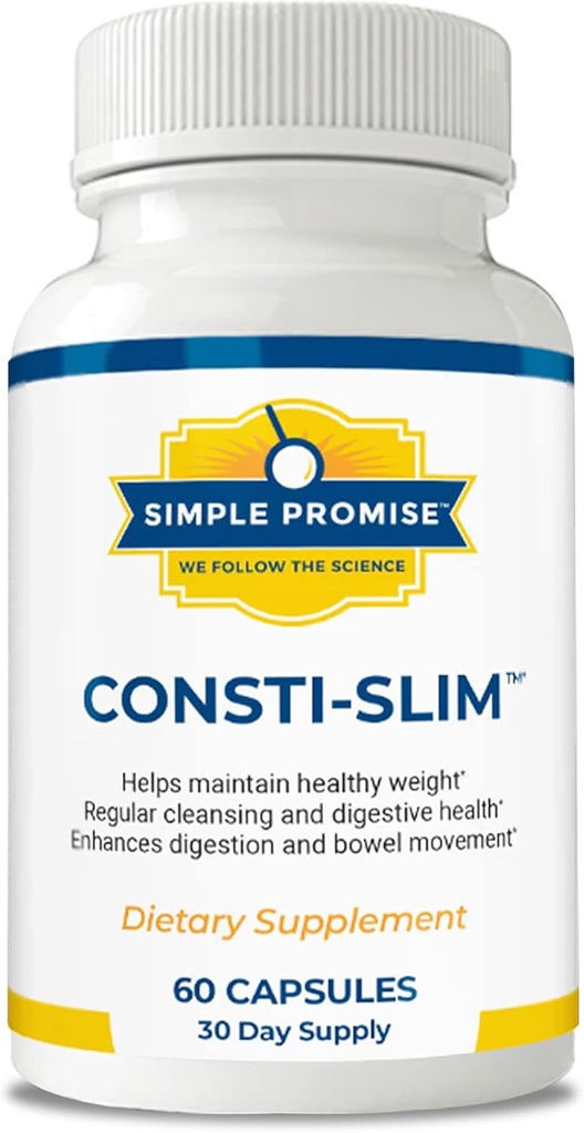 Simple Lover - Consti- Slim - Naturlig fordøjelse sundhed og wellness support - fremmer sund enzymaktivitet, 60 kapsler